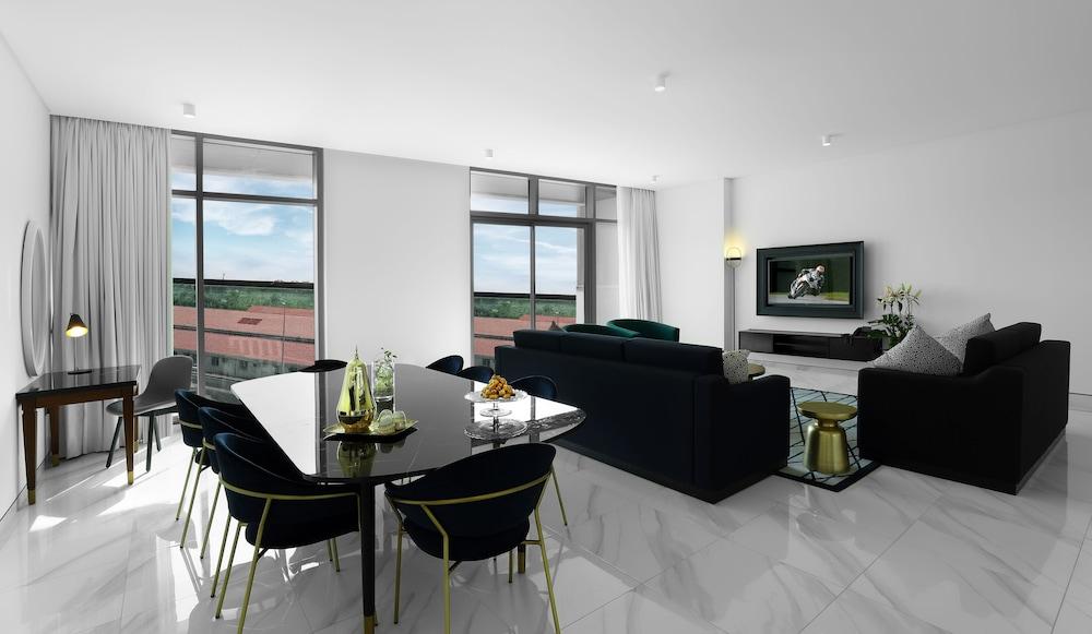 두바이 밀레니엄 아트리아 비즈니스 베이 아파트 호텔 외부 사진 Interior of a typical apartment